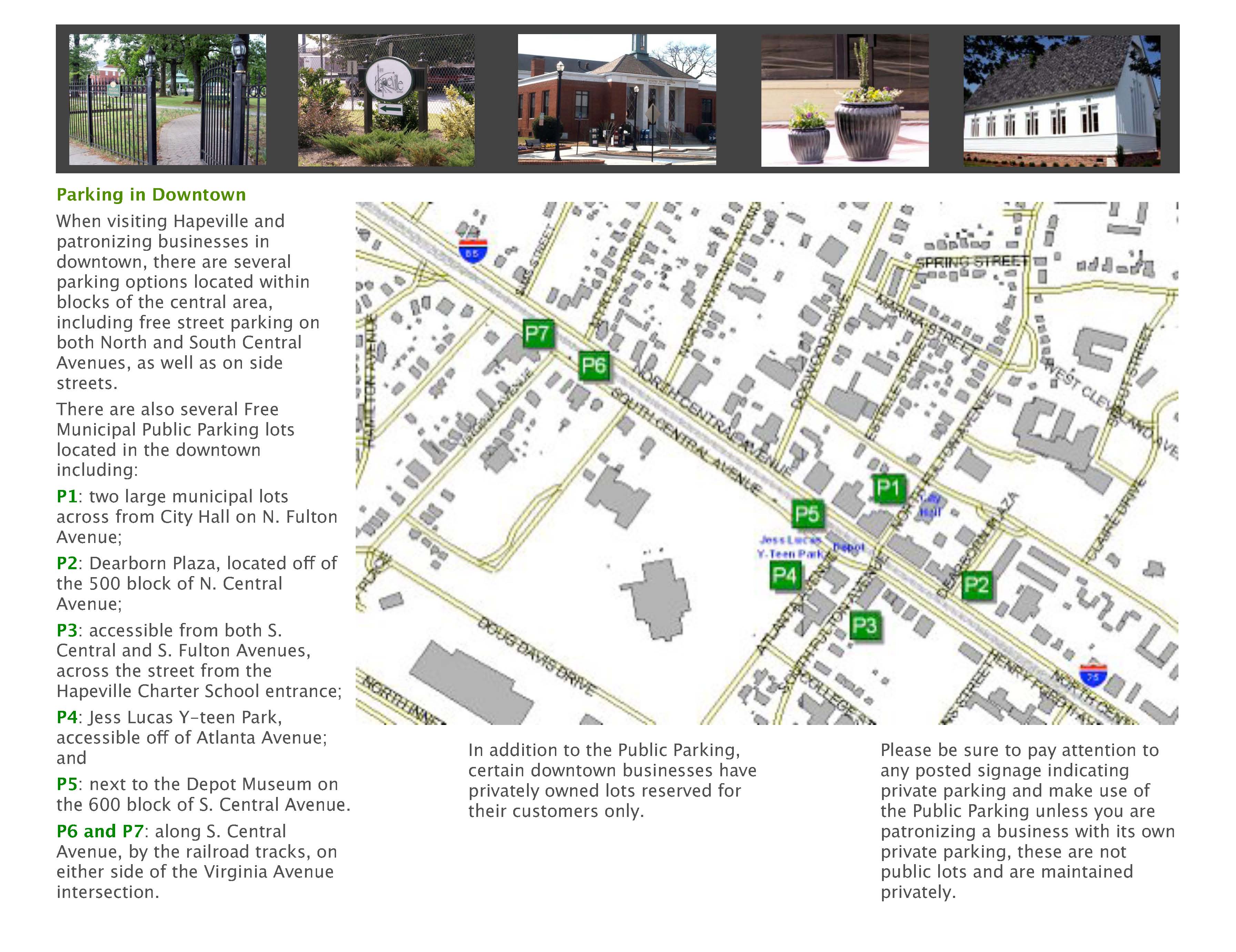Parking Brochure and Map