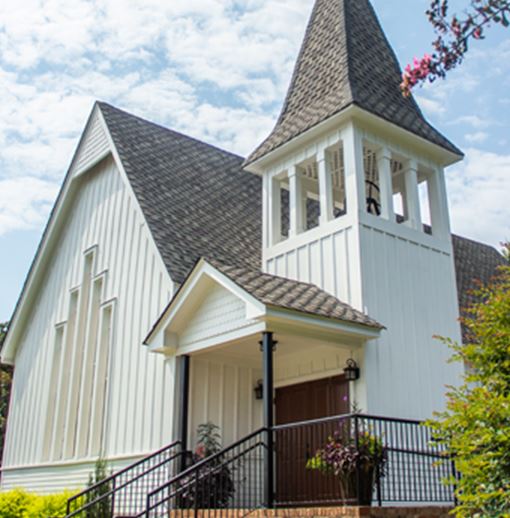 White Church with bell tower