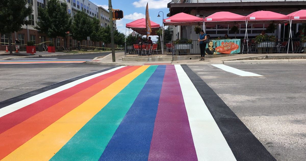 pride crosswalk ex